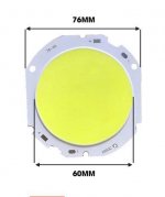 Chip LED COB 7660 50W mạch LED COB 220V rời 50W 76x60mm 150-155V sáng trắng